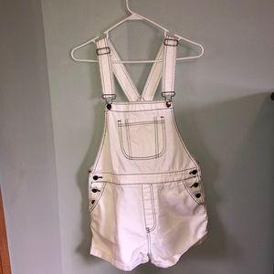 Forever 21 white overalls